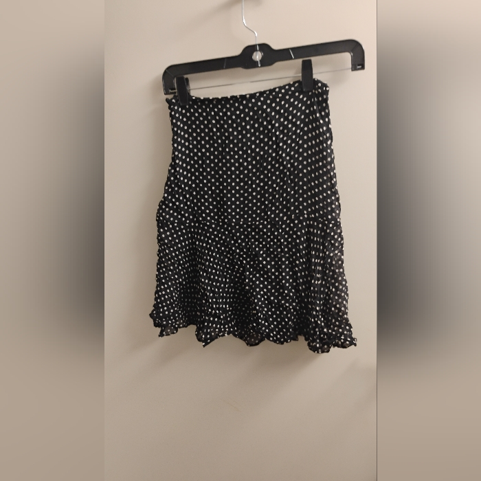 Jolie Jolie Petite Mendigote Polka Dot Viscose Mini Skirt Sz 36 — image 2 of 4